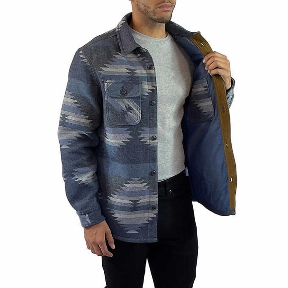 Jachs Men's Wool Blend Shirt Jacket - Picture 3 of 5